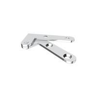 Bisagra de puerta plegable, 2 piezas bisagras paralelas eje oculto for gabinete acero inoxidable y pico pollo resistentes(2.5 inches)