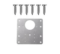 Bisagra de puerta plegable, placa reparación bisagras armario cocina, kit gabinete, placas montaje paneles laterales, accesorios for muebles ventana y cajón(9 * 9cm)