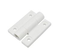 Bisagra de puerta reversible con cierre automático Bisagra De Amortiguación Torsión Ajustable 2 Piezas(45x35mm White)