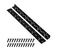 Bisagra de puerta reversible con cierre automático Bisagra Larga De Piano Continua Oculta Hierro Resistente, 2 Piezas, Con Tornillos For Puerta Armario Madera