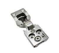 Bisagra De Refrigerador Integrada Con Amortiguación Hidráulica De Brazo Corto Ultrafino, Campana Extractora De Gabinete, Bisagra De Puerta De Gabinete, Negro/gris, 2 Uds.(Gray)