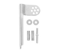 Bisagra de Repuesto para Puerta de Congelador, Aleación Plata 1 Juego | Piezas para Electrodomésticos de Refrigerador, Acabado Pulido, Recambio para Reparación, Formato de 6 Piezas