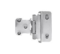 Bisagra de resorte de cierre automático de 1/2 pulgadas, bisagras for armario de cocina, herrajes for muebles, placa de cubierta medio oculta, bisagras de cierre automático, 2 uds.(Matte Black)