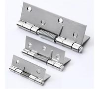 Bisagra de resorte de cierre automático for puertas de acero inoxidable, for ventanas y armarios, 2 piezas(3inch)