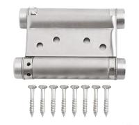 Bisagra de resorte de doble acción de cierre automático, acero inoxidable 304, bisagra de puerta de salón de dos vías para cafetería, bar, mostrador, puerta, accesorio resistente (3 pulgadas)