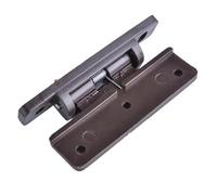 Bisagra de resorte de plástico oculta, bisagra plana cargada for armario, puerta de armario, conector de junta, herrajes for muebles, 4 Uds.