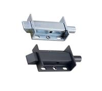 Bisagra de resorte desmontable de acero al carbono, perno de puerta ajustable, 1 pieza(Front (black))