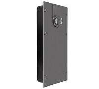 Bisagra de resorte hidráulica resistente para puertas de cristal, cierre de puerta negro para uso doméstico y público, soporta hasta 100 kg de mecanismo de amortiguación suave