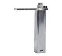 Bisagra de resorte para puerta de refrigerador, dispositivo de retorno automático, bisagra de rebote de aleación de zinc para puerta de refrigerador y congelador, pieza de repuesto plateada de 90-100
