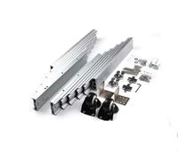 Bisagra de riel guía for mesa plegable telescópica de aluminio: 350 mm cerrada, 1270 mm/1450 mm abierta, 1 juego(Open 1450mm)
