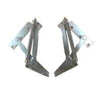 Bisagra de Soporte de Tapa Elevación 2 piezas de bisagras resorte plegables 80 grados for sofá cama, soporte superior for puerta gabinete, herrajes for muebles