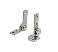 Bisagra de torsión de acero inoxidable con pivote de tope libre y posicionamiento en cualquier ángulo, amortiguación en forma de L, 1 unidad(Small-(0.7N.m)-R)