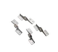 Bisagra de torsión de eje de alambre de acero inoxidable que puede detener y cerrar libremente la bisagra del amortiguador del equipo de la cuchilla, 1 pieza (sin agujeros a la derecha)