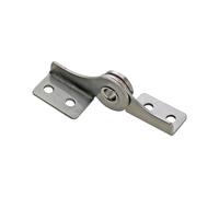 Bisagra de torsión eje giratorio amortiguación orificio alambre acero inoxidable for equipos cuchillas, amortiguador parada y cierre libre, 1 ud(With holes-Right)