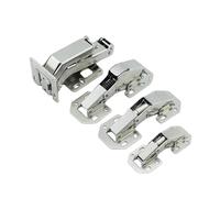 Bisagra De Ventana 1 Uds. Bisagras de gabinete 4 pulgadas, sin orificio perforación, bisagra resorte, bisagras montaje chapadas for herrajes for muebles armario Para Ventanas, Armarios(XL)