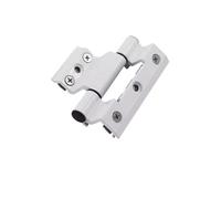 Bisagra De Ventana Bisagra de puerta y ventana de aleación de aluminio, puente roto, aislamiento térmico, bisagra de ventana plana y abierta, bisagras gruesas plegables, 1 Uds.(White-95mm)