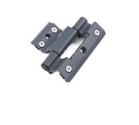 Bisagra De Ventana Bisagra de puerta y ventana de aleación de aluminio, puente roto, aislamiento térmico, bisagra de ventana plana y abierta, bisagras gruesas plegables, 1 Uds.(Gray-95mm)
