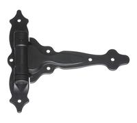 Bisagra decorativa en T con resorte Truclose de National Hardware N346-200 V6220 en negro, 7-34 x 8-12, 2 piezas