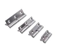 Bisagra desmontable con forma de bandera de acero inoxidable de 1,5/2/2,5/3/4 pulgadas for puertas de aluminio, puerta de baño, bisagra extraíble for baño(1.5 inch left)