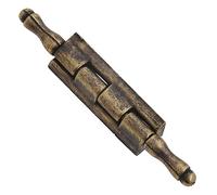 Bisagra Desmontable Con Pasador y Remate Oro Viejo 74 mm.