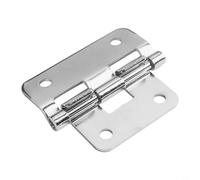 Bisagra desmontable de hierro con chapado en cromo para cajas de instrumentos y fundas de vuelo, construcción resistente con agujeros de fijación de 5 mm, para una fácil instalación y