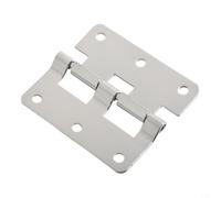 Bisagra desmontable para cajas de instrumentos y maletines de vuelo, bisagra de hierro para gabinete, 77 x 67 mm, herrajes plateados resistentes para madera Bo