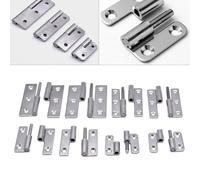 Bisagra desmontable para puertas de armario, bisagra de bandera de acero inoxidable con junta deslizante (tamaños de 2 a 4 pulgadas, grado 304), color plateado