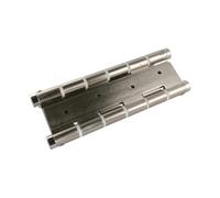 Bisagra Doble Acción Vaivén 180 mm Aluminio Inox - Cierre Automático Regulable - Sin Picaporte - Restaurante, Cocina, Oficina - M.PASCUAL