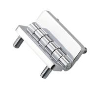 Bisagra empotrada con tornillo engrosado en forma de mariposa aleación zinc for rodamientos industriales, equipo fijación externa(Chrome Flash)
