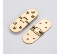 Bisagra empotrada de aleación de zinc, adecuada para mesas plegables y armarios con diseño autoportante (dorado)