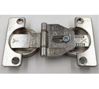 Bisagra empotrada doble orificio Ø 35 mm eje regulable para puertas y puertas plegables