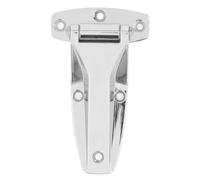 Bisagra en T for puerta de armario, bisagra en T de Cierre Suave, correa en T de aleación de Zinc, 1 ud.(Silver)