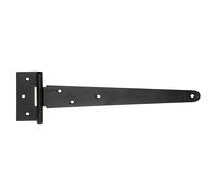 Bisagra en T inglesa (L x An: 90 x 40 mm, Medidas cinta: 294, Acero, Negro forja)