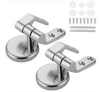 Bisagra for asiento de inodoro, conector montaje tapa al ras, accesorios bisagra aleación Zinc, piezas repuesto, 2 uds