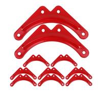 Bisagra for escalera, 10 piezas, placas de fijación refuerzo, durabilidad, soportes esquina angulares for escaleras mano, estabilidad mejorada, fácil almacenamiento, ajuste atractivo