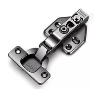 Bisagra for muebles, mecanismo de cierre suave, bisagra hidráulica superpuesta for puerta de armario, armario de cocina oculta(Middle bend hinge)