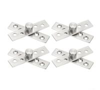 Bisagra giratoria de 360 grados hecha de acero inoxidable sólido para uso en puertas giratorias, puertas de ducha abatibles y muebles de exhibición