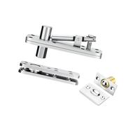Bisagra giratoria de 360 grados para puerta de madera, bisagra pivotante resistente, puerta de acero inoxidable para pivotes secretos y resistentes