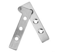 Bisagra giratoria invisible pivotante de acero inoxidable para instalaciones de puertas interiores que requieren estética limpia (S)