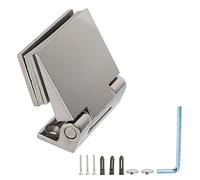 Bisagra inclinada de un solo lado, bisagra de puerta de vidrio para baño de acero inoxidable para puerta y ventana de vidrio para el hogar