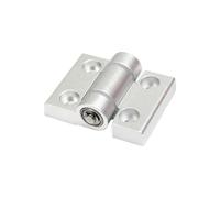 Bisagra industrial para muebles de aleación aluminio pesada engrosada | Bisagra robusta de aleación de aluminio para carpintería panel lateral 12MM cilindro 50mm personalizable