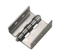 Bisagra irregular de doble curva oculta, acero inoxidable 304 XG02-110, 1 unidad