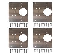 bisagra Kit de reparación de bisagras de puerta de armario de cocina, reparación de bisagras de gabinete, montaje de paneles laterales, placa de fijación de bisagra de acero inoxidable, reparación de