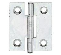 Bisagra (L x An: 31,5 x 25,8 mm, Acero, Zincado)