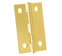 Bisagra latonada 2-3/4 pulgadas, fabricada en metal, resistencia alta. Diseñado para: puertas y muebles, aplicaciones de ferretería.