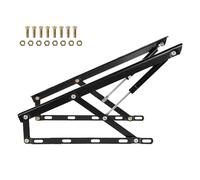 Bisagra neumática de resorte de gas resistente para camas de almacenamiento, mecanismo de elevación plegable que mejora la accesibilidad de almacenamiento de la cama