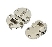 Bisagra Oculta Ajustable de 90 Grados Para Puerta de Gabinete - Plana de Mesa Dedicada Con Tapa de Solapa - 35 mm