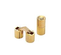 Bisagra Oculta Cruzada Bisagras ocultas cilíndricas de barril 8 mm a 18, 2 unidades, for puertas gabinetes, soporte herrajes for muebles(Color 1-type 1)