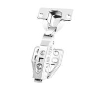 Bisagra oculta de acero inoxidable de 40 mm for gabinete con amortiguador for cierre suave - Placa lateral de 25 mm, 1 pieza(Without Cover)