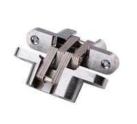 Bisagra Oculta De Puerta 2 bisagras ocultas de acero inoxidable 304, cuatro tamaños, plegables invisibles for puertas muebles cocina(19x95mm)